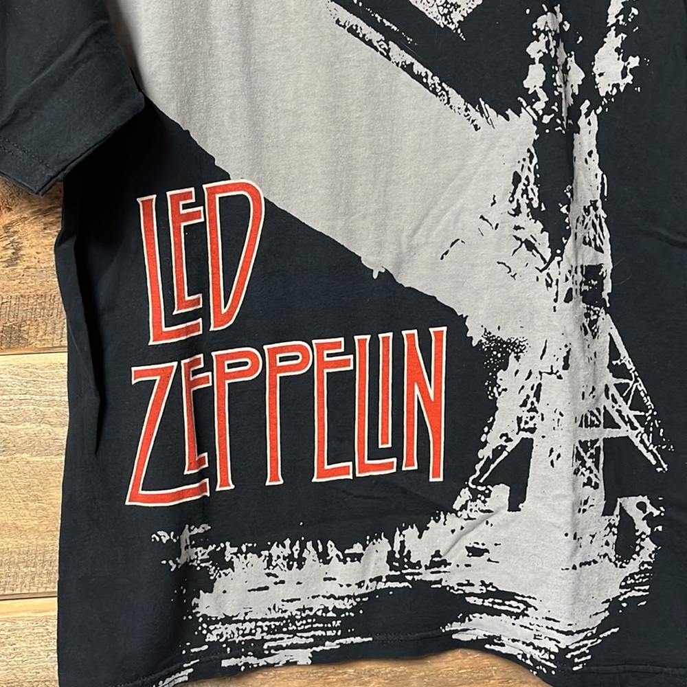 Vintage Led Zeppelin Exploding Zeppelin Liquid Bl… - image 2